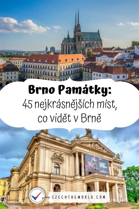 turistické atrakce Brno (mapa a památky)