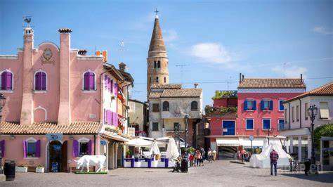 Caorle centro storico mapa a architektura