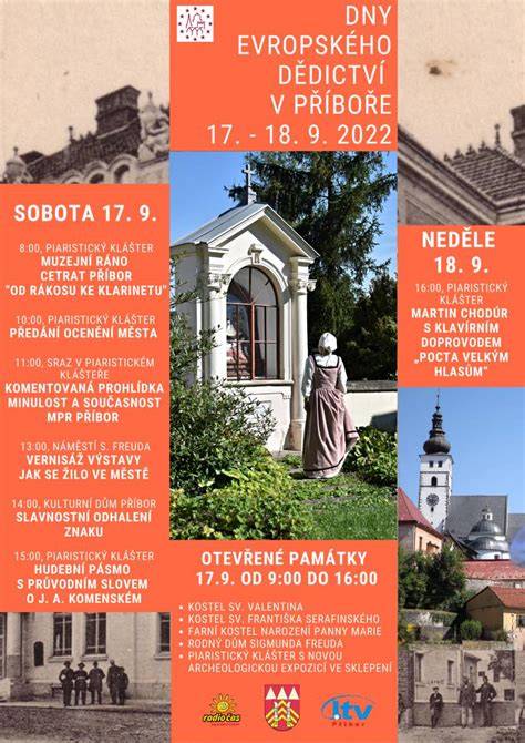 mapa a program Dní evropského dědictví v Rokycanech
