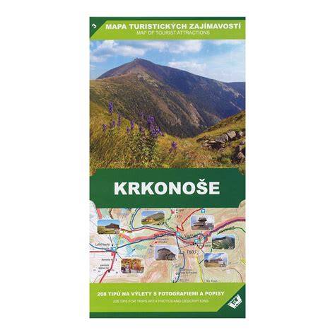 mapa turistických atrakcí Krkonoše