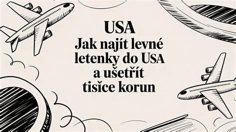 letenky do USA mapy a trasy