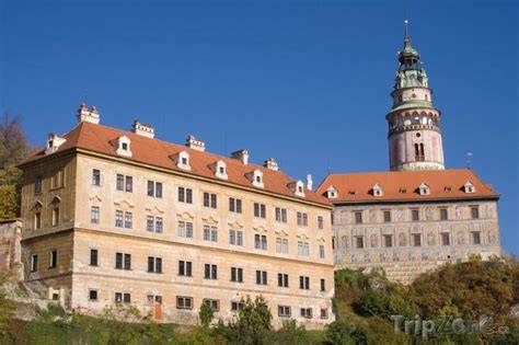 Český Krumlov zámek a panorama města