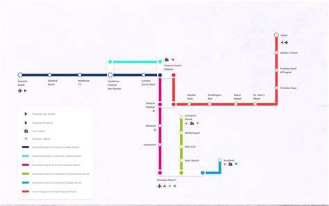 Autobus na traser London Gatwick - Birmingham (mapa trasy)