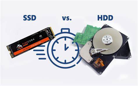 grafický přehled rozdílů HDD vs SSD