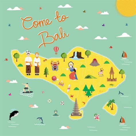 Grafika: Bali útoky 2002 mapa balijských míst