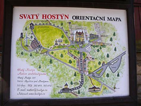 mapa trasy autobusem na Svatý Hostýn