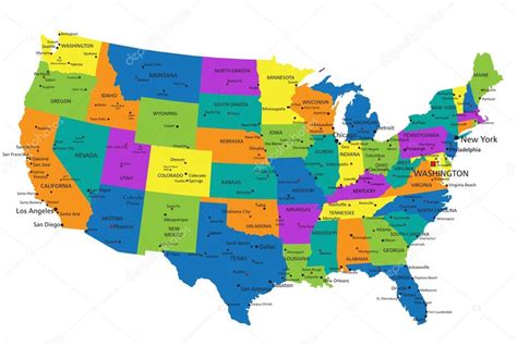krasy severozápadu USA mapa oblastí