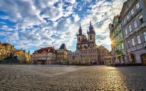 historické centrum prahy památky pannorama