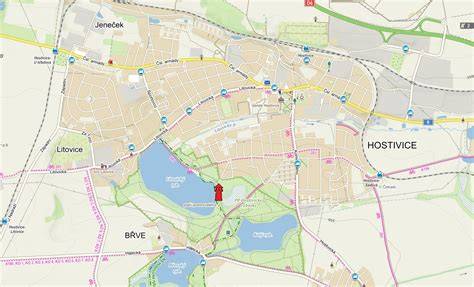 stezka Řepy - Hostivice (mapa a orientace)