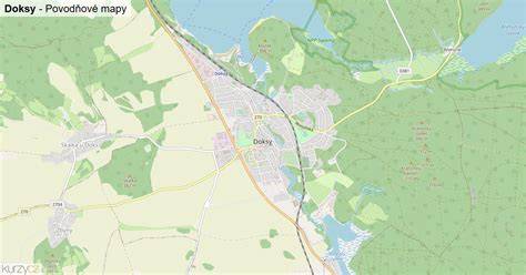 mapa regionu Doksy a okolí