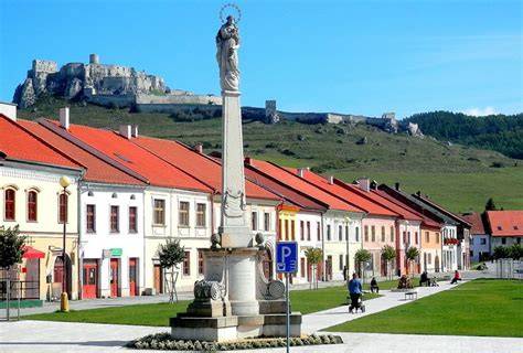 Spišské Podhradie historické centrum (8 slov)