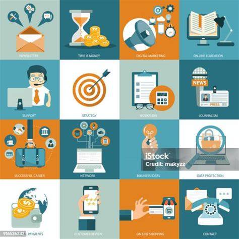 ilustrace online check-in proces