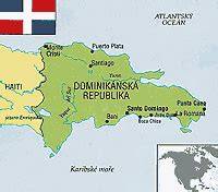 Dominikánská republika - mapa surfování