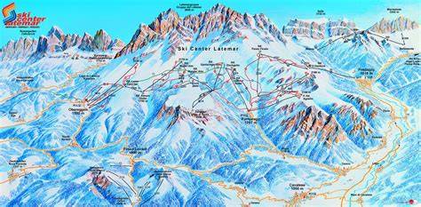 Infografika: Sjezdovky a okruhy ve Val di Fiemme