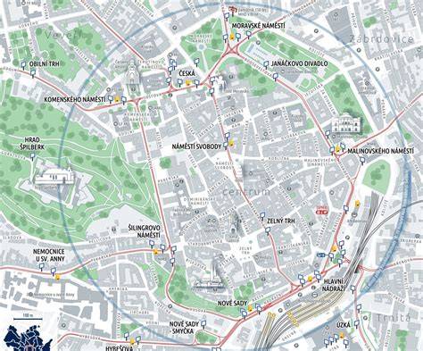 mapa Brno - Londýn cestovní trasa