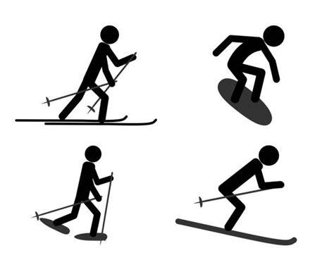 ilustrace sportovních aktivit v Krkonoších
