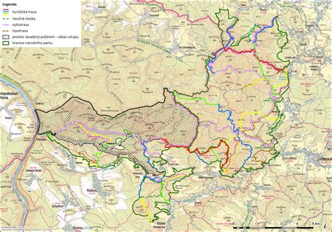 mapa zobrazující start a cíl turistické trasy v Zbirohu
