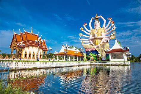 Wat Phra Yai a Wat Plai Laem obrázky