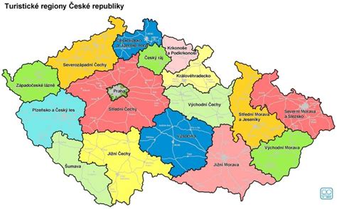mapa egyptských turistických regionů pro cestovatele