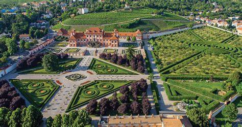 troja zámek architektura a zahrady vizualizace