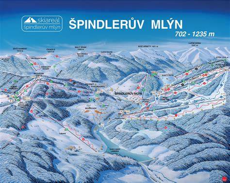 běžkařské trasy Špindlerův Mlýn