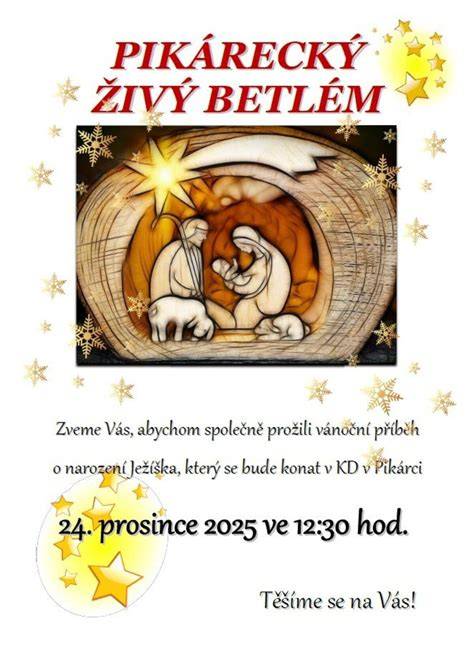 živý betlém a kulturní akce