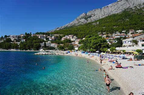 nudistické pláže Baška Voda a okolí