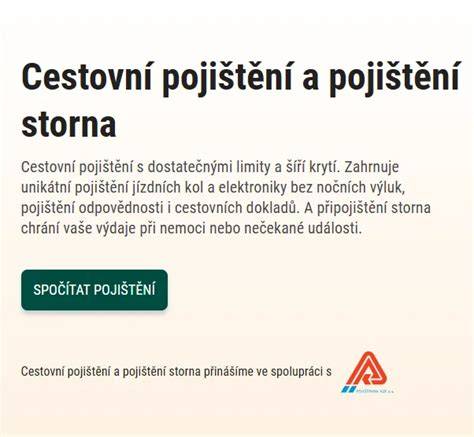 grafika: srovnání limitů a cen pojištění storna