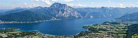 panorama Karstein Traunsee Korutany