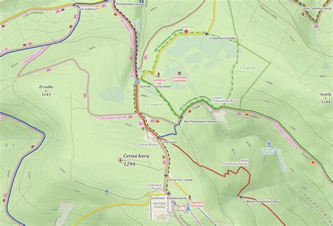 rašeliniště mapa trasy