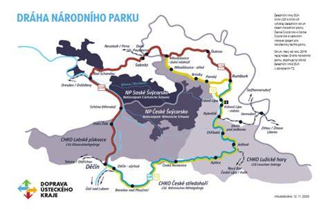 Mapa rozložení národního parku Plitvice