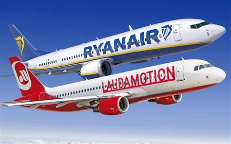 zobrazení pravidel zavazadel Laudamotion a Ryanair