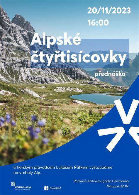 informační grafika o alpské architektuře a materiálech