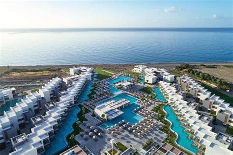 Atlantica Dreams Resort na rhodese mapa polohy a pláže