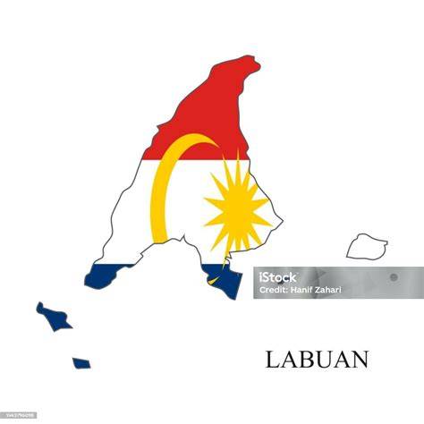 mapa Labuan a jeho poloha na Bornej