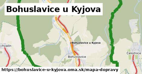 mapa polohy Bohuslavic u Kyjova