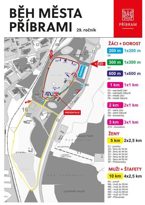 Mapa regionu kolem Příbrami a Třebska