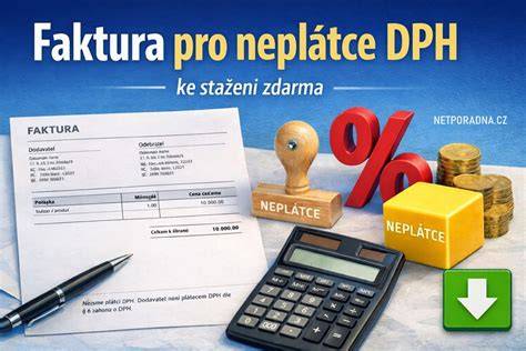 přehledný postup storna pro neplátce DPH