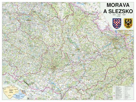 ilustrativní mapa regionu Slezska a Čech