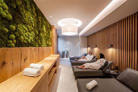 interiér wellness a relaxační zóna chaty Jonáš