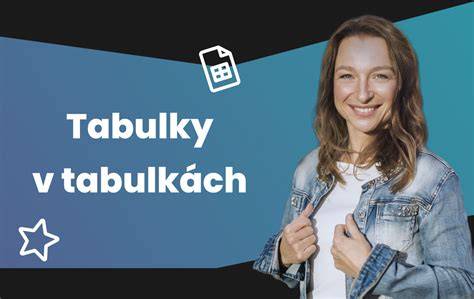 vizuální přehled zamykání buněk v tabulkách