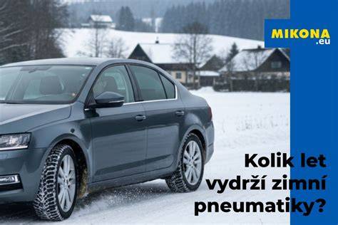 zimní pneumatiky a značení na silnici
