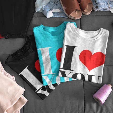 designové příklady triček I Love NY