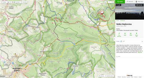mapa Stolové hory a Lion's Head (infografika)