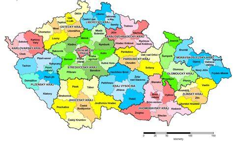 přehledná mapa vídeňských okresů