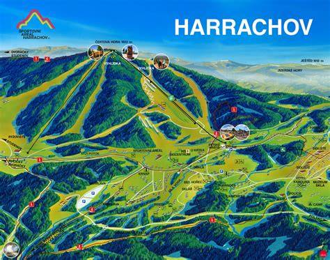 Harrachov a okolí mapa výletů