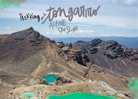 Tongariro vulkán a jezírka (trekking scenérie)