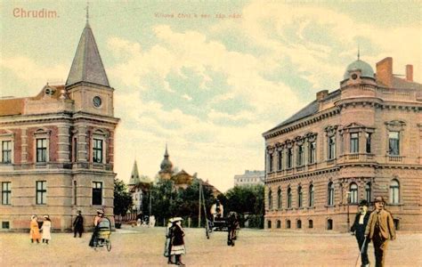 občanská a obchodní zóna kolem náměstí a nádraží