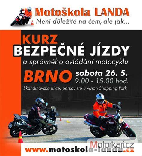 motorkáři Brno bezpečné parkování