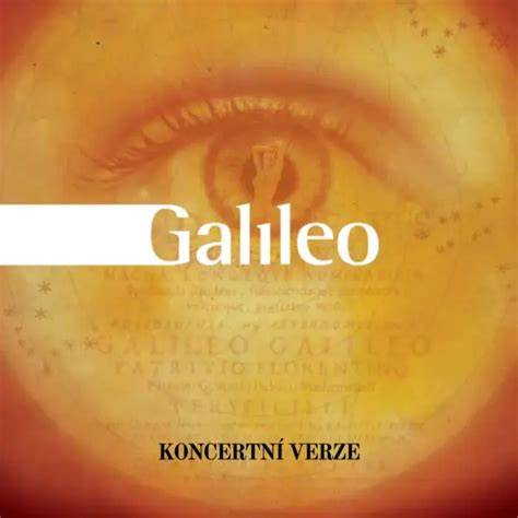 infografika o ději muzikálu Galileo